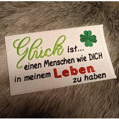 Schokohülle "Glück"