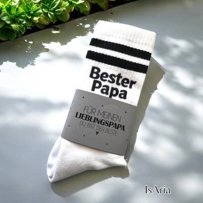 Bester Papa Socken, Tennissocken, Papa, Strümpfe, Geschenkidee