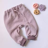 MUSSELIN Sommerhose Mitwachshose 56 - 92 für Baby und Kind von zimtblüte