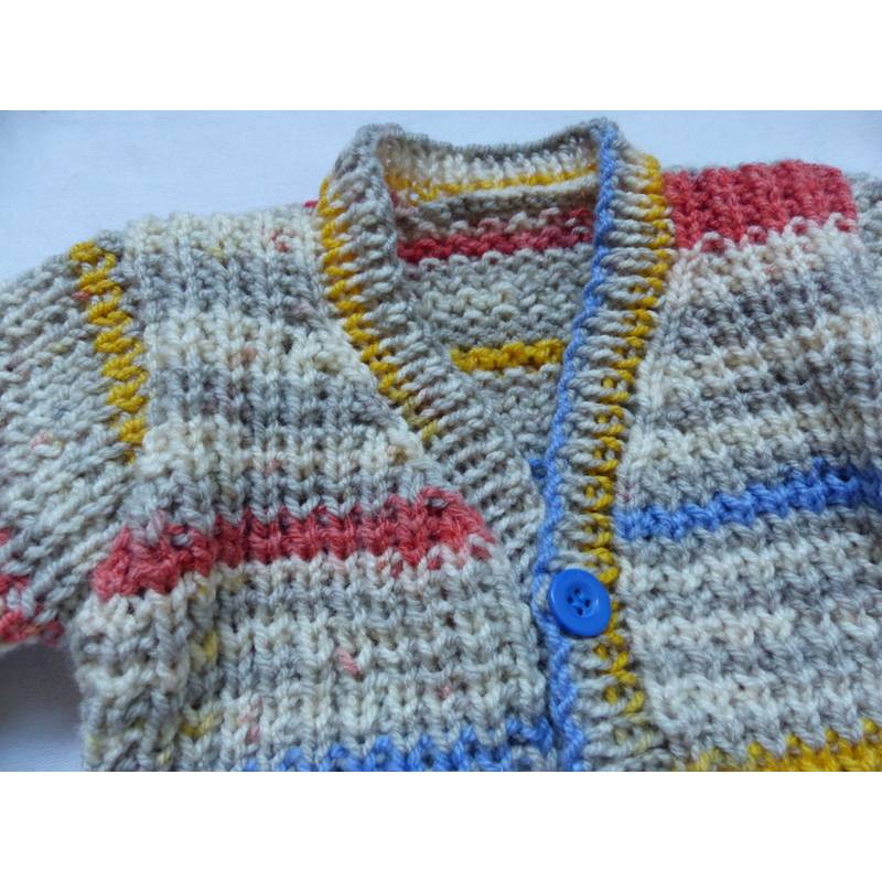 Strickanleitung Babyjacke in 3 Größen ( 0 - 12 Monate) Bild 2
