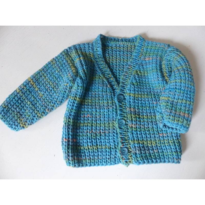 Strickanleitung Babyjacke in 3 Größen ( 0 - 12 Monate) Bild 4