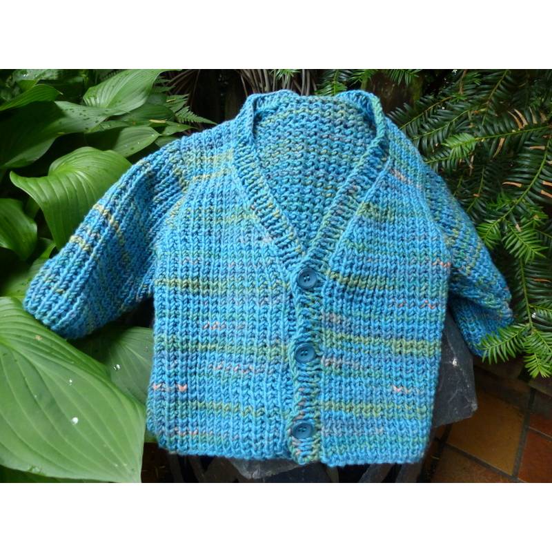 Strickanleitung Babyjacke in 3 Größen ( 0 - 12 Monate) Bild 7