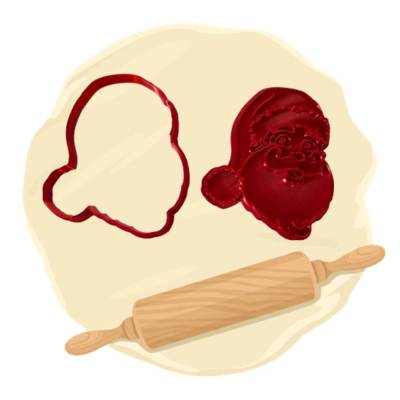 Keksausstecher Santa