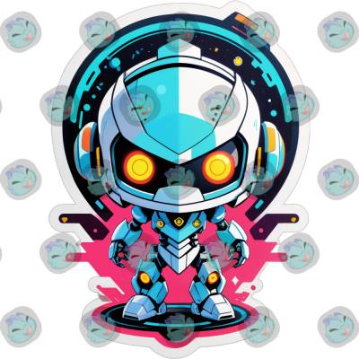 Bügelbild Roboter