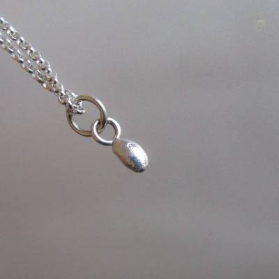 'Perle der Natur' Silberkette mit Anhänger