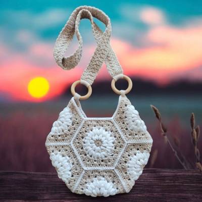 PRODUKTION AUF BESTELLUNG!!! TASCHE aus Grannysquare, Handarbeit