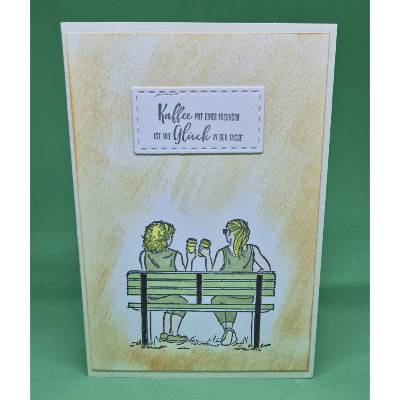 Geburtstagskarte Freundin / Karte Kaffee Spruch / Freundschaftskarte Geburtstag / Grußkarte Freundin Motiv
