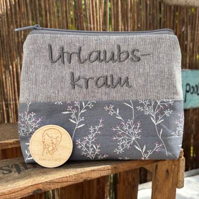 Große Urlaubskram Tasche XL // Kosmetiktasche // Kulturbeutel // Schminktasche