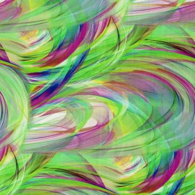 Viskose  Twill Stoff Abstrakt grün Oeko-Tex Standard 100(1m/12-€)