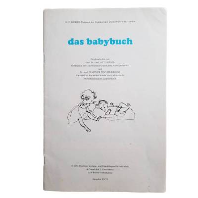 vintage - Otto Käser das babybuch, 1975, Ratgeber für die Schwangerschaft, Broschüre