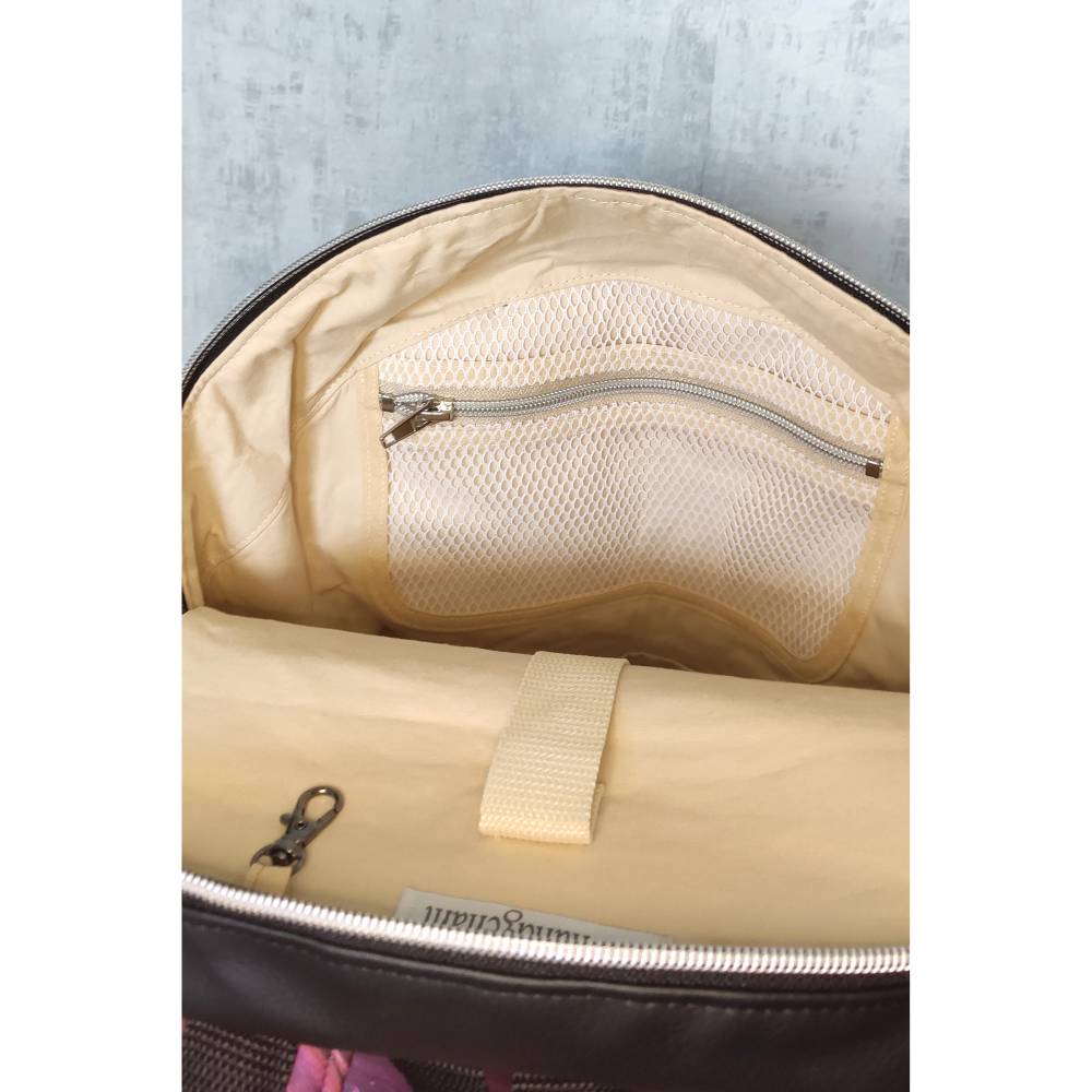 Rucksack Damen wasserabweisend mit Laptopfach Stauraum Innenfächer Bild 6