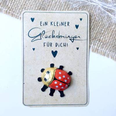 Druckvorlage kleiner Glücksbringer viel Glück selber ausdrucken Mitbringsel Kleinigkeit Gratuliere Geschenkidee Neujahr 