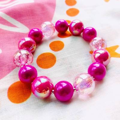 Armband "Regenbogenpink"