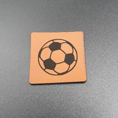 Kunstlederlabel "Fußball"