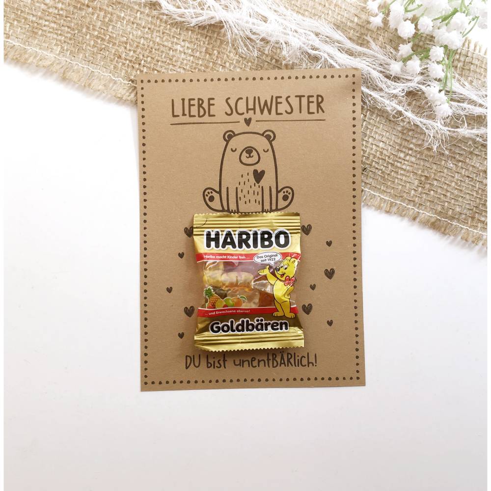 Druckvorlage Karte Geburtstag - Oma - unentbärlich - Großmama - Bär-  Glückwunsch - Geschenkkarte Bild 8
