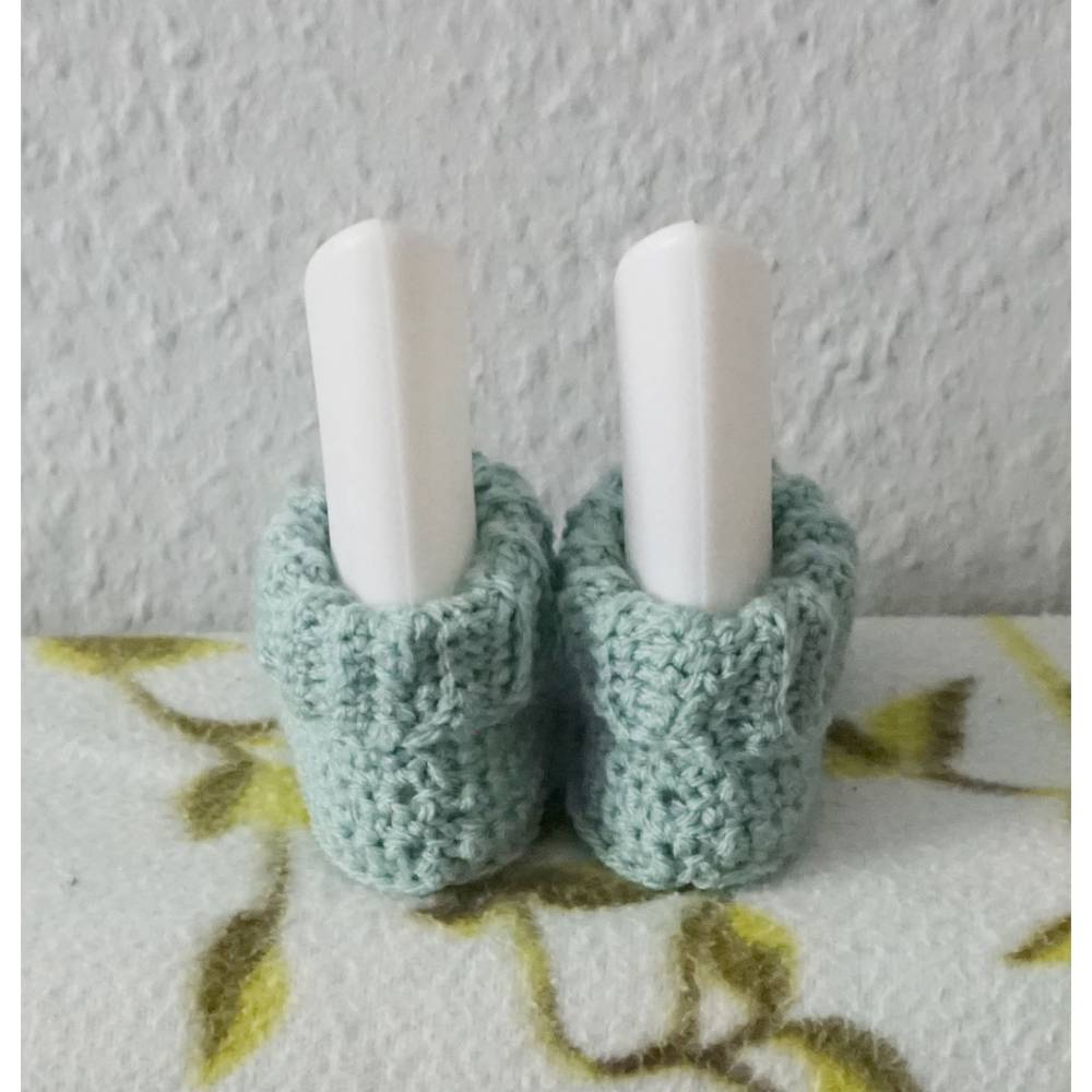 Häkelanleitung für die Babyschühchen Angel Bild 3