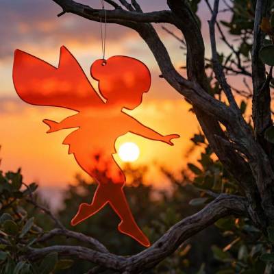 ️ Sonnenfänger für den Zaubergarten - leuchtende Wildfee: Ivy von Sunform / Gartendeko, Geschenkidee, Fee, Elfe
