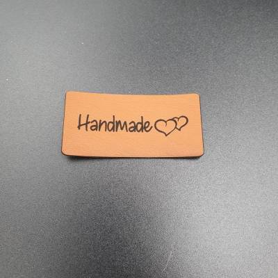 Kunstlederlabel "Handmade"