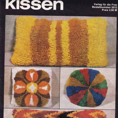 Handarbeitsheft 2013 "Kissen - geknüpft" erschienen beim Verlag für die Frau Vintage DDR