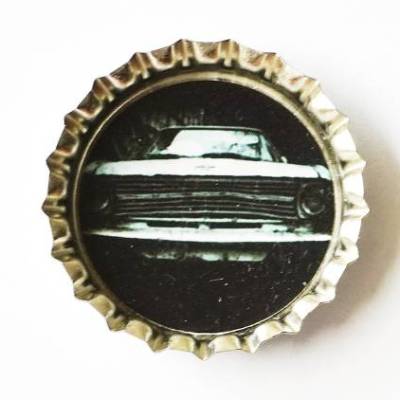 Oldtimer Opel Kadett B Kronkorken Magnet  Kühlschrankmagnet vintage retro