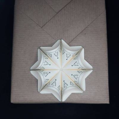 Bastelset Geschenkanhänger Tannenbaum – 128 Origami-Faltblätter 5x5cm, Grün, DIY Papieranhänger