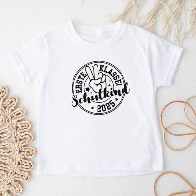 Einschulung T-Shirt Schulkind 2025 – Kinder T-Shirt unisex aus Baumwolle