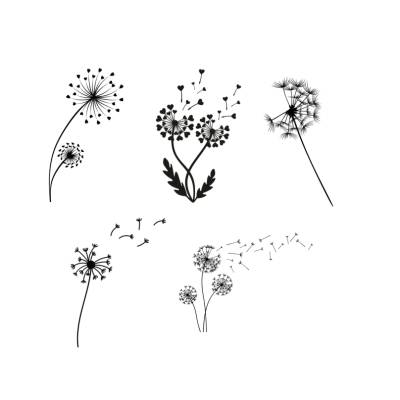 Pusteblume Dandelion Bundle PNG SVG Datei - Download Plotterdatei - svg png Datei - Geschenkidee Gift idea - Blume