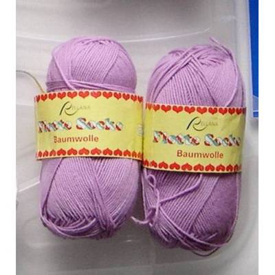 Baumwollgarn für Amigurumi, Spültücher & Sommer-Strick – Rellana Flotte Socke Baumwolle, 50g/125m, feines Häkelgarn Sockengarn