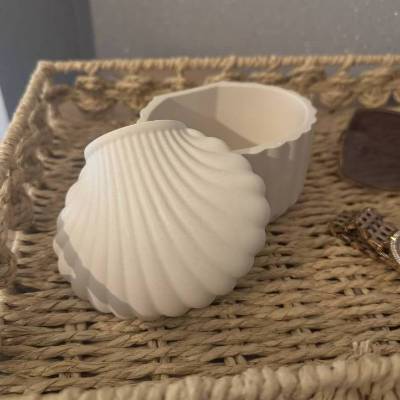 Maritime Muschel Schmuckdose 