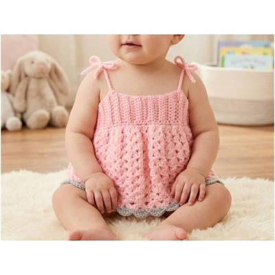 Häkelanleitung für ein Baby Top -abwandelbar in jede Größe!