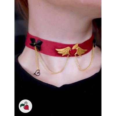 Choker - Charlie Morningstar - Hazbin Hotel Style - Cosplay Accessoire - Kette - Anime / Manga Merchandise