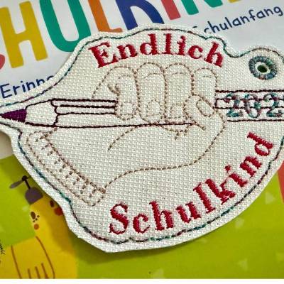Anhänger Schulstarthand 10x10
