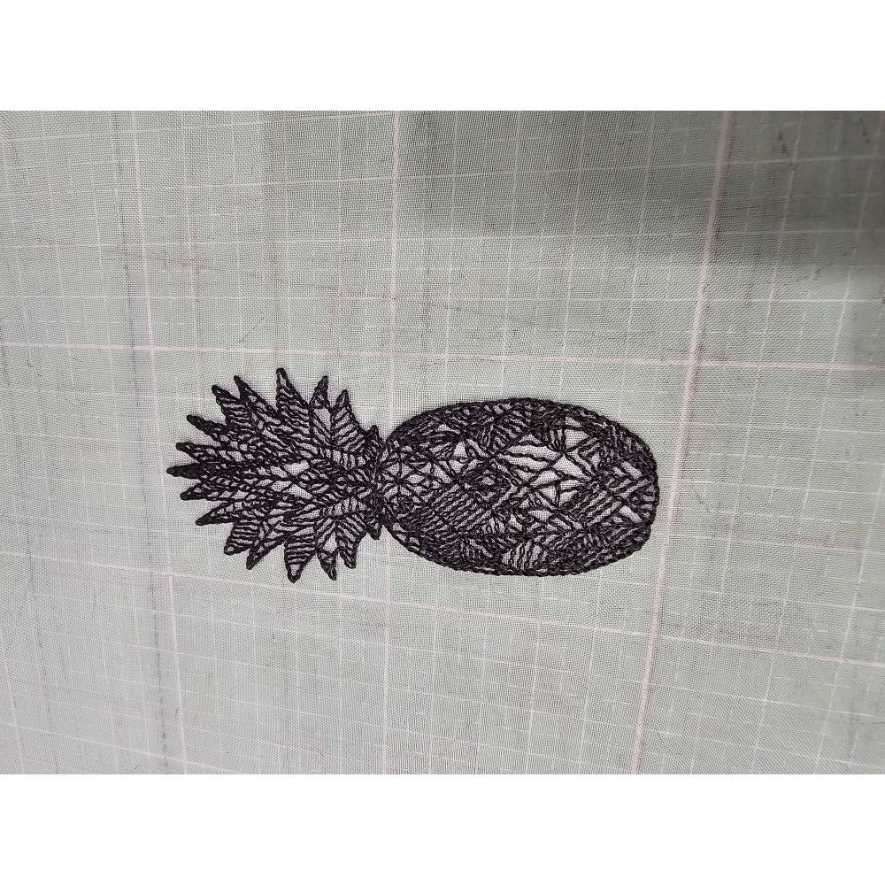Stickdatei für Cannelloni-Technik Ananas "Anatrocken" in 7 Größen (10x10 -21x40) Inkl. Anleitung Polygondesign Bild 6