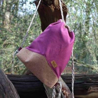 Kork Softshell Turnbeutel mit Kordelzug Erwachsene