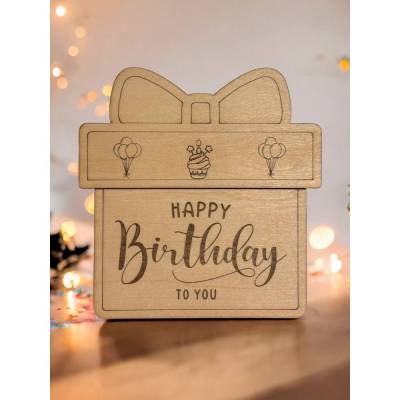 Geschenkbox - Geldgeschenk - Happy Birthday