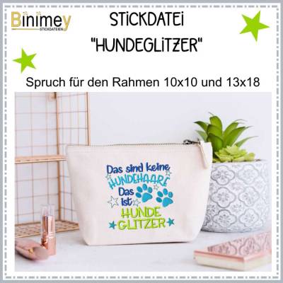 Stickdatei "Hundeglitzer"
