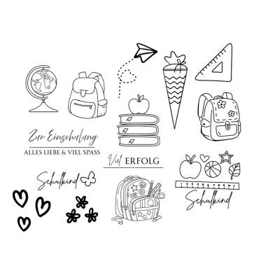 Einschulung PNG SVG Datei - Download Plotterdatei - svg png Datei - Geschenkidee Gift idea - Schule Schulkind Schultüte 
