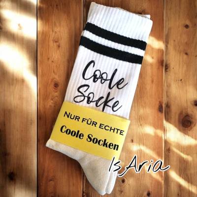 Coole Socke Socken, Tennissocken, Strümpfe, Geschenkidee Männer