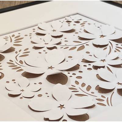 Plotterdatei 3D-Blumenbild