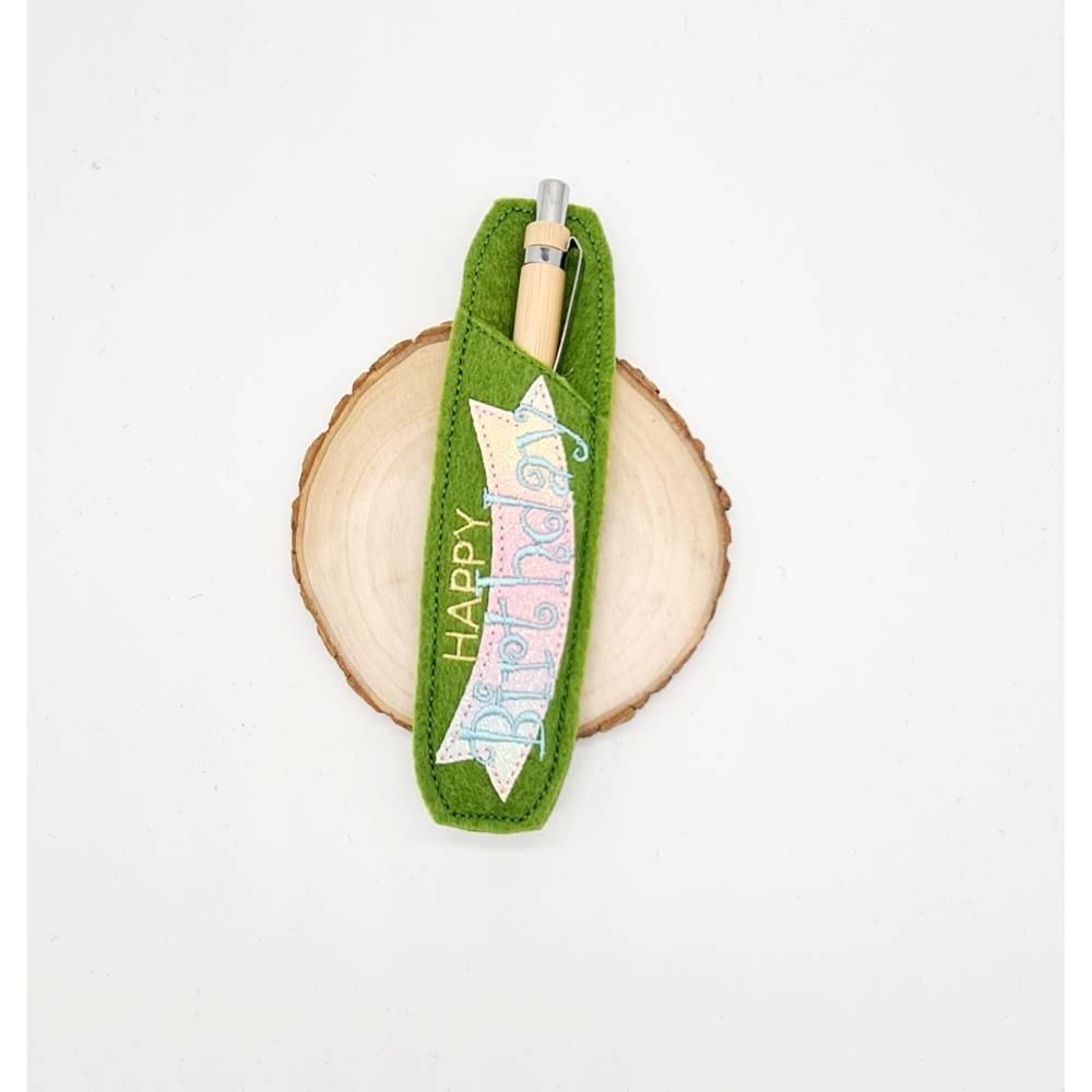 Stickdatei Kugelschreiber Etui Geburtstag ITH – Happy Birthday Bild 3
