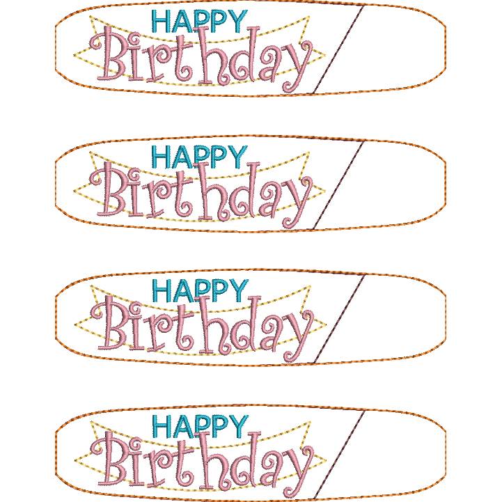 Stickdatei Kugelschreiber Etui Geburtstag ITH – Happy Birthday Bild 5