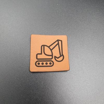 Kunstlederlabel "Bagger"