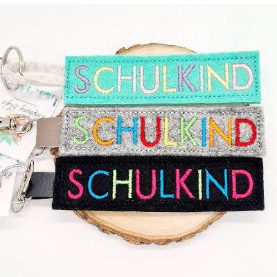 Stickdatei Anhänger Schulkind