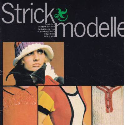 Zeitschrift Modische Maschen Sonderheft Strickmodelle DDR Vintage vermutlich aus den 1970er Jahren 