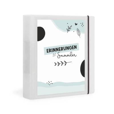 Flexibook Ringordner A4 „Erinnerungssammler“ – personalisierbar, flexibel, robust, ideal für Familienmomente