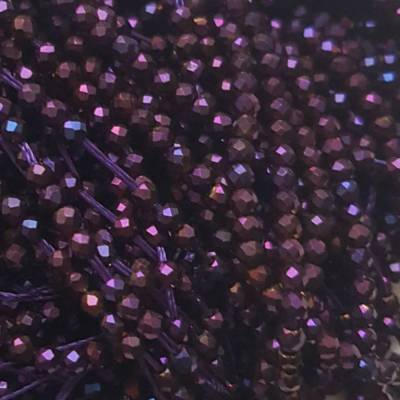 1 Strang Glasschliffperlen Petit Premium 1.5mm Strang magic violett (1197)