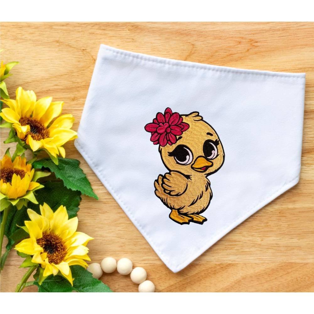 Stickdatei Entchen Schnuggelinchen in 6 Größen, Maschinenstickerei, Stickmuster mit Tier Motiv Bild 9