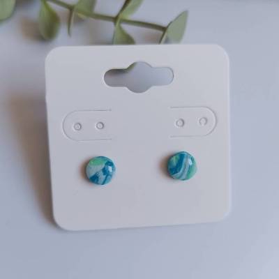 Kleine Stecker 7mm – Handgemachte Polymerohrringe MiniArt