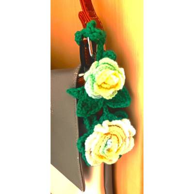 Taschenbaumler Fensterdeko Gehäkelter Taschenhänger Schlüsselanhänger 