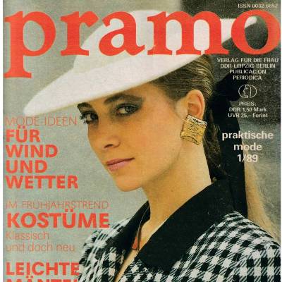 Zeitschrift Pramo 1/1989 DDR Vintage aus den 1980er Jahren